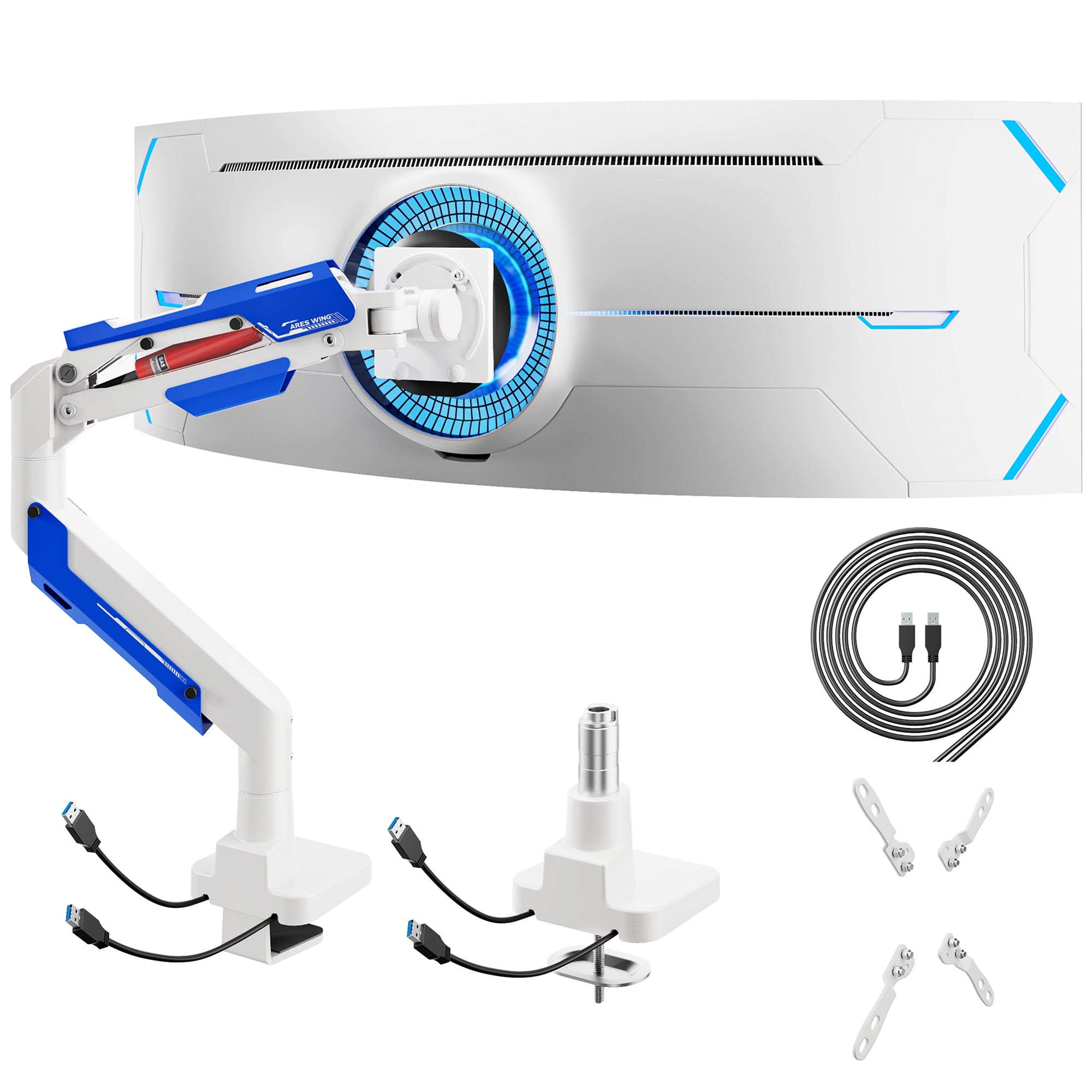 ARES WING Ultrawide Monitor Arm | GDT1006UCWH