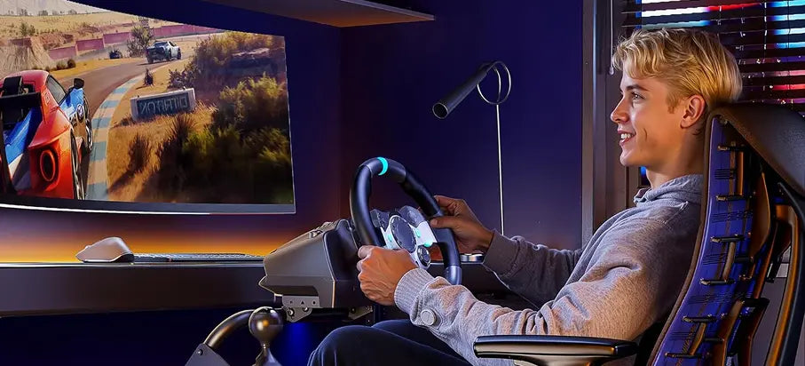 The-Ultimate-Small-Space-Setup-How-a-Folding-Racing-Cockpit-Transforms-Your-Gaming-Room ARES WING