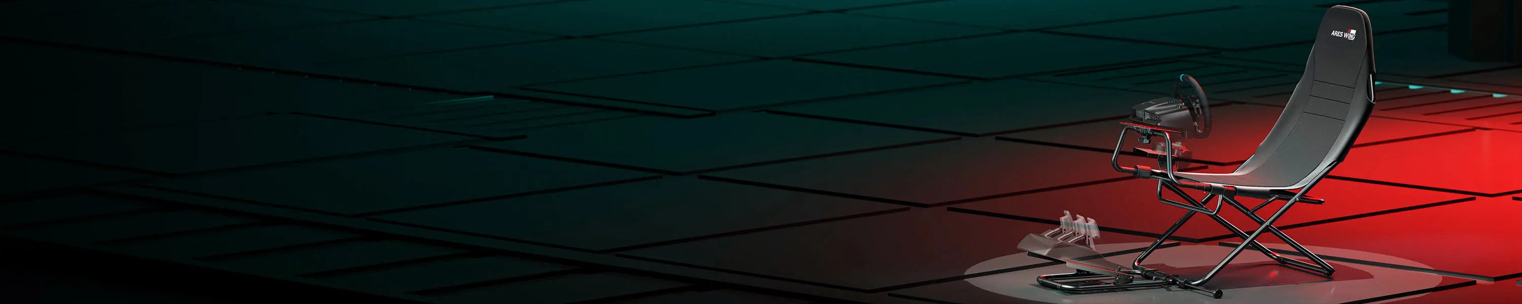 FOLDING RACING SIM COCKPIT ARES WING