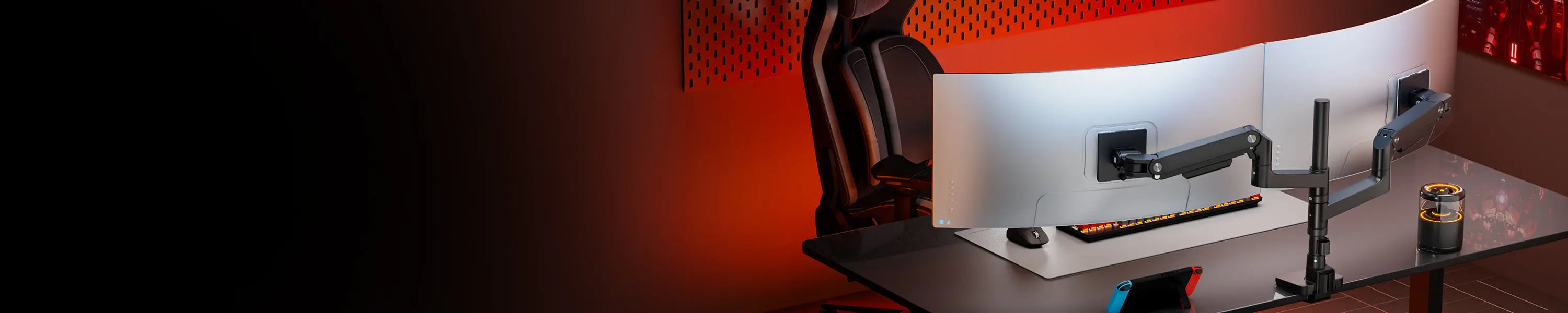 DUAL MONITOR ARM ARES WING