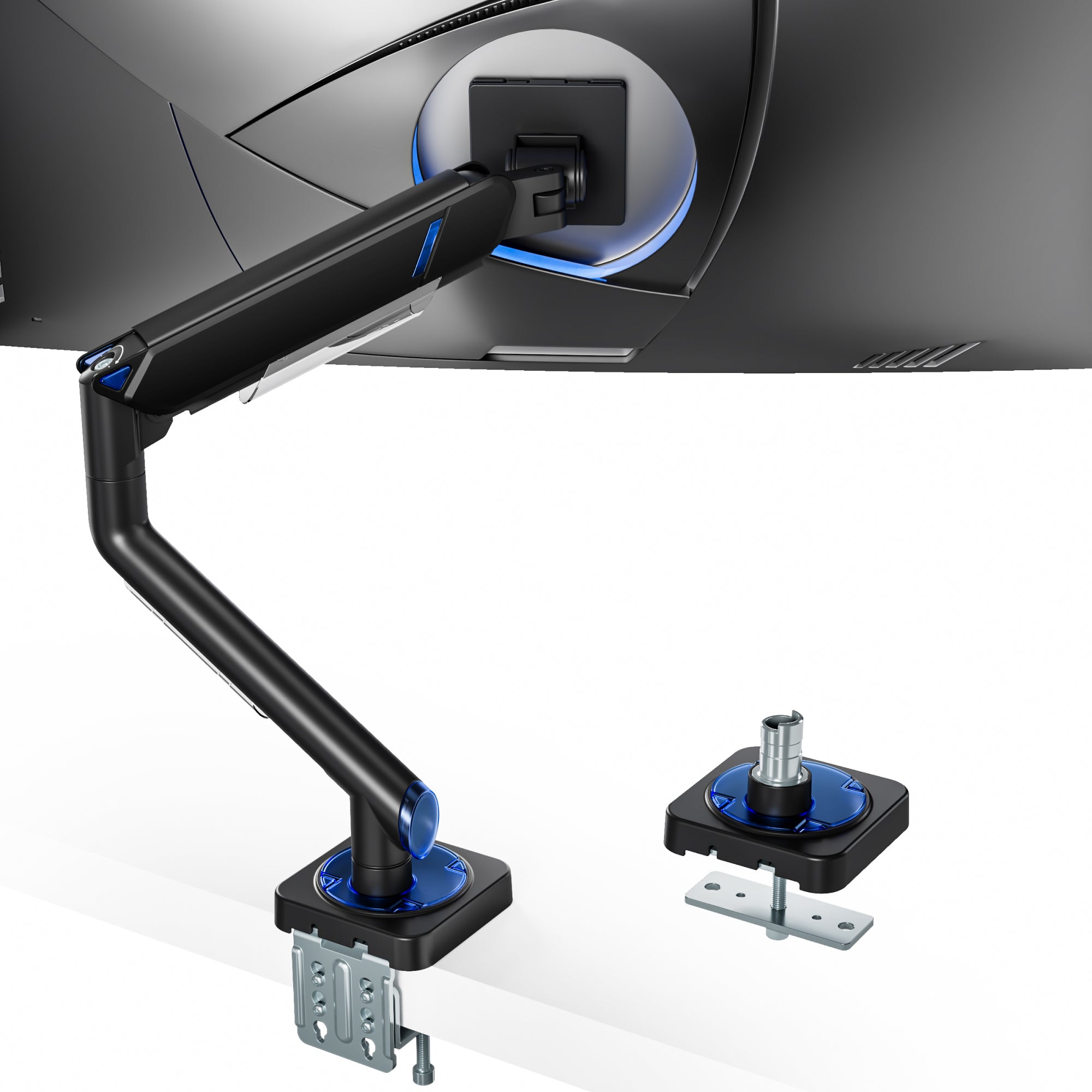 Ultrawide Single Monitor Arm , Black ARES WING