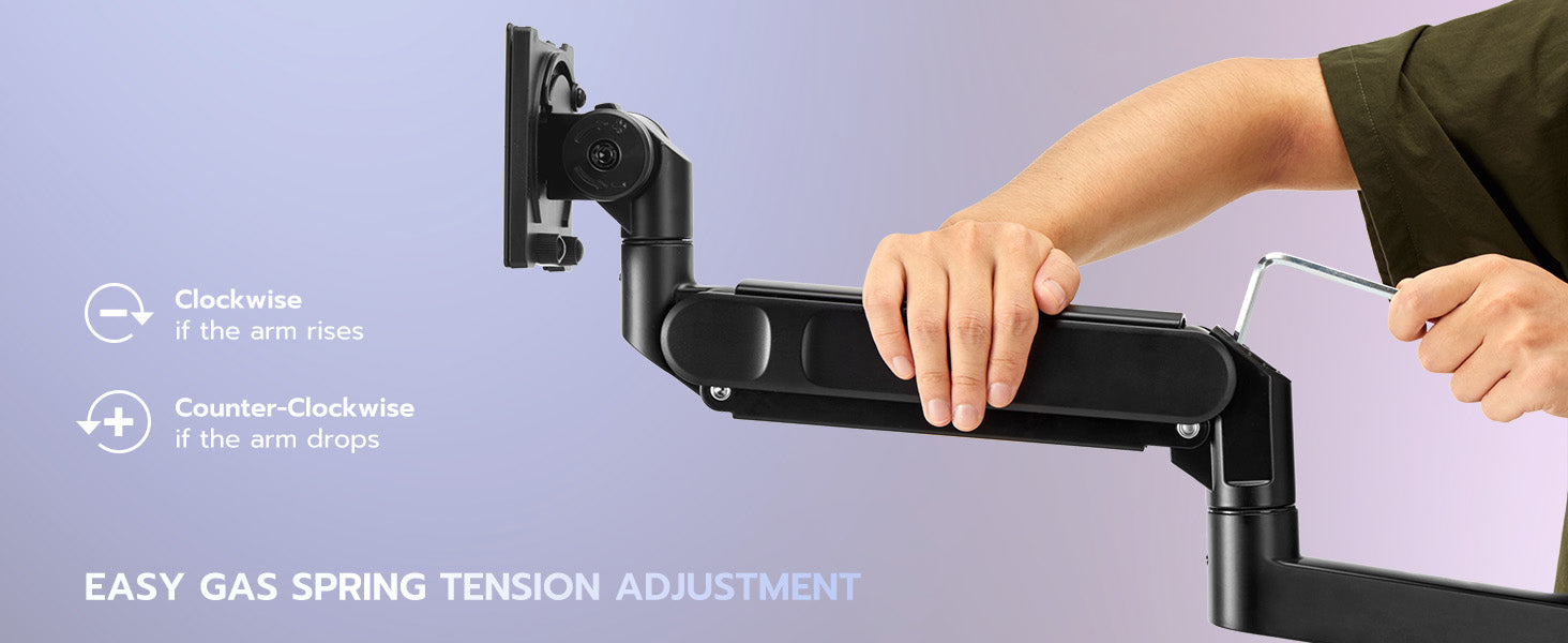ARES WING | Monitor Wall Mount | GDT1008WLBK