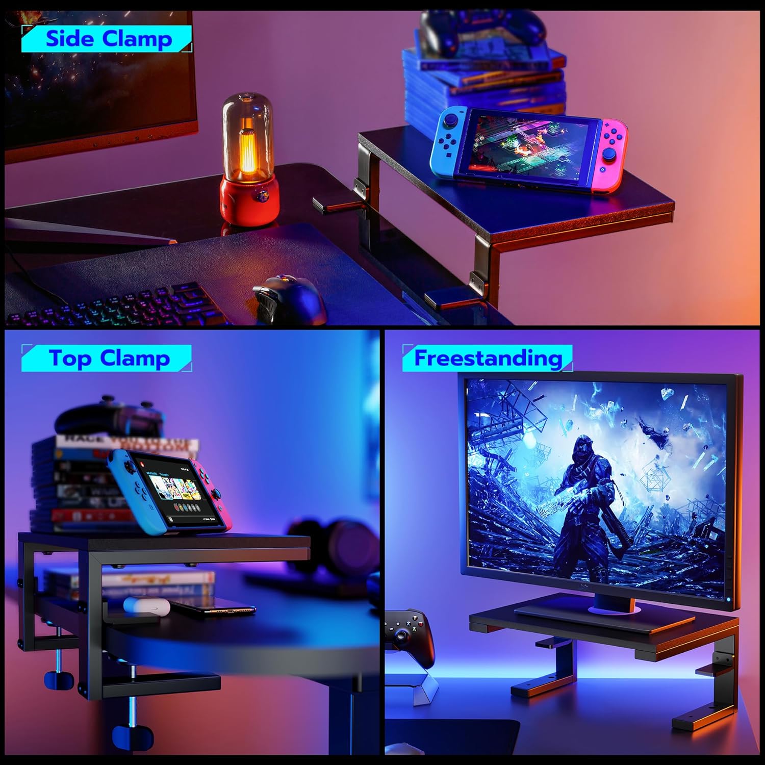 ARES WING | Desk Extender Shelf | GOG1001SBK ARES WING