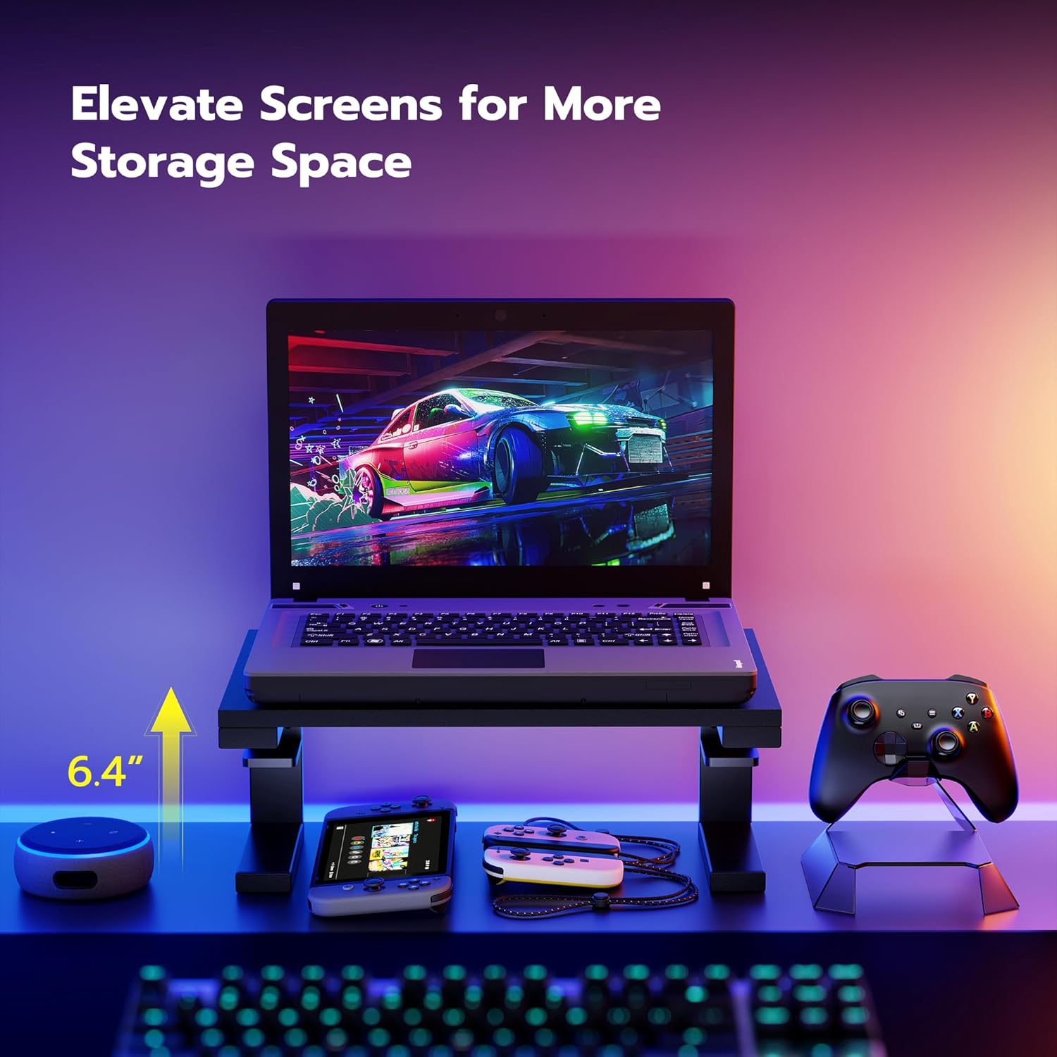 ARES WING | Desk Extender Shelf | GOG1001SBK ARES WING