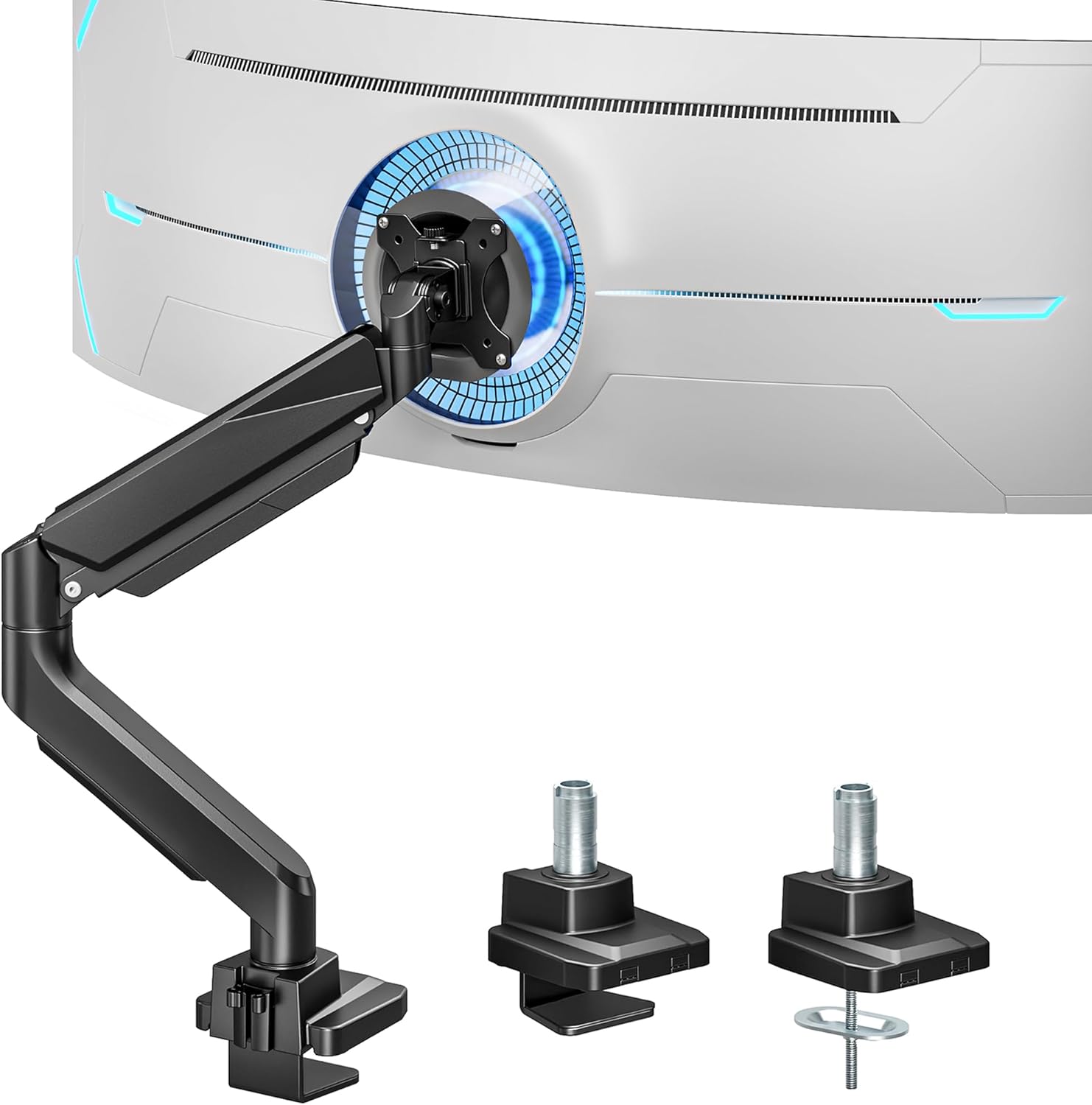 ARES WING Ultrawide Monitor Arm, Heavy Duty Single Monitor Mount for 13