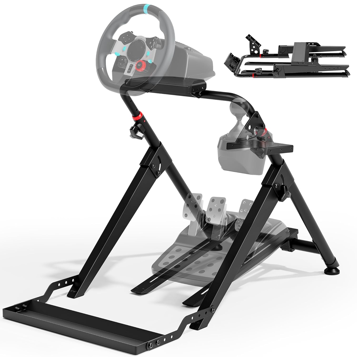 Foldable Sim Racing Wheel Stand – ARES WING