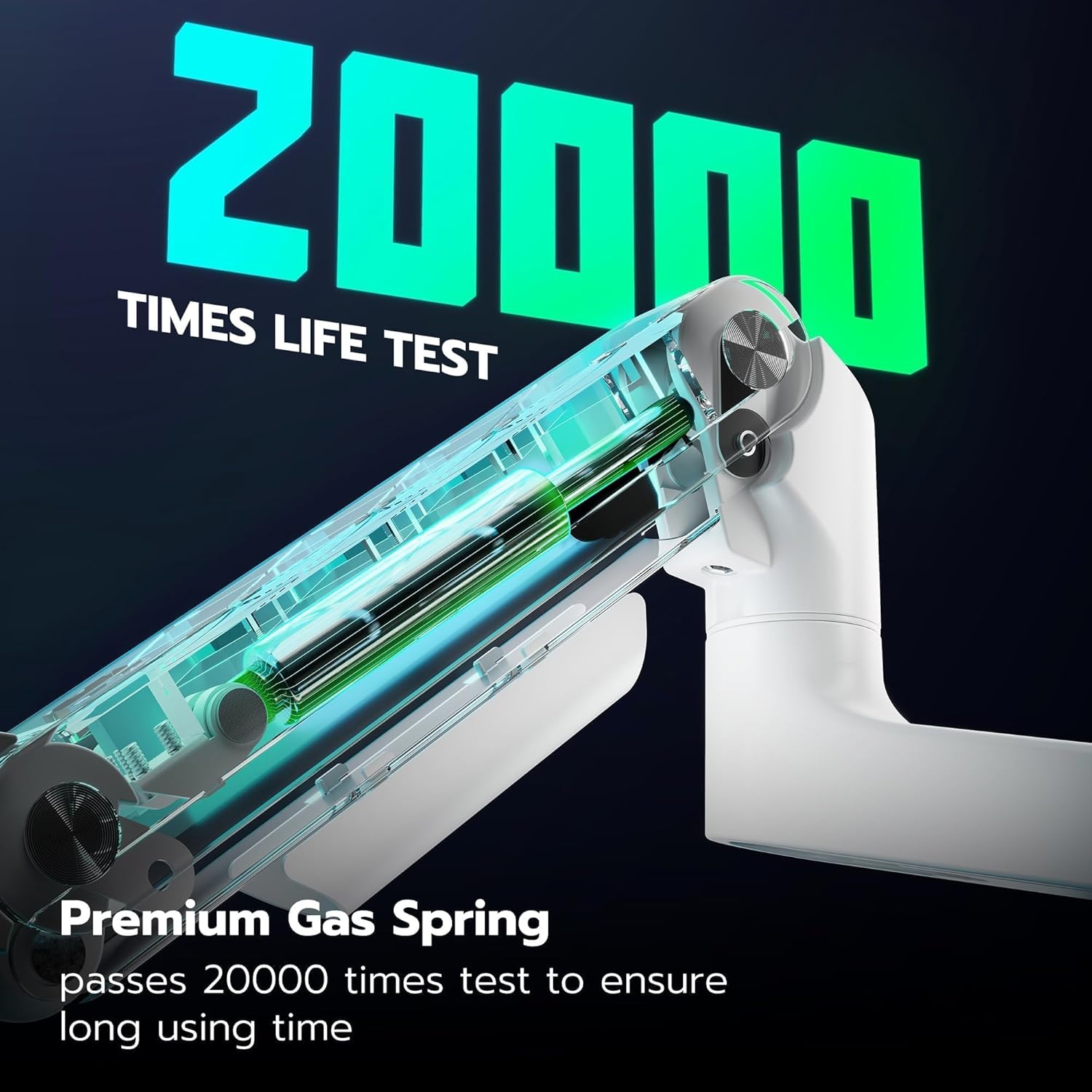 Heavy Duty Monitor Arm with USB Ports ARES WING