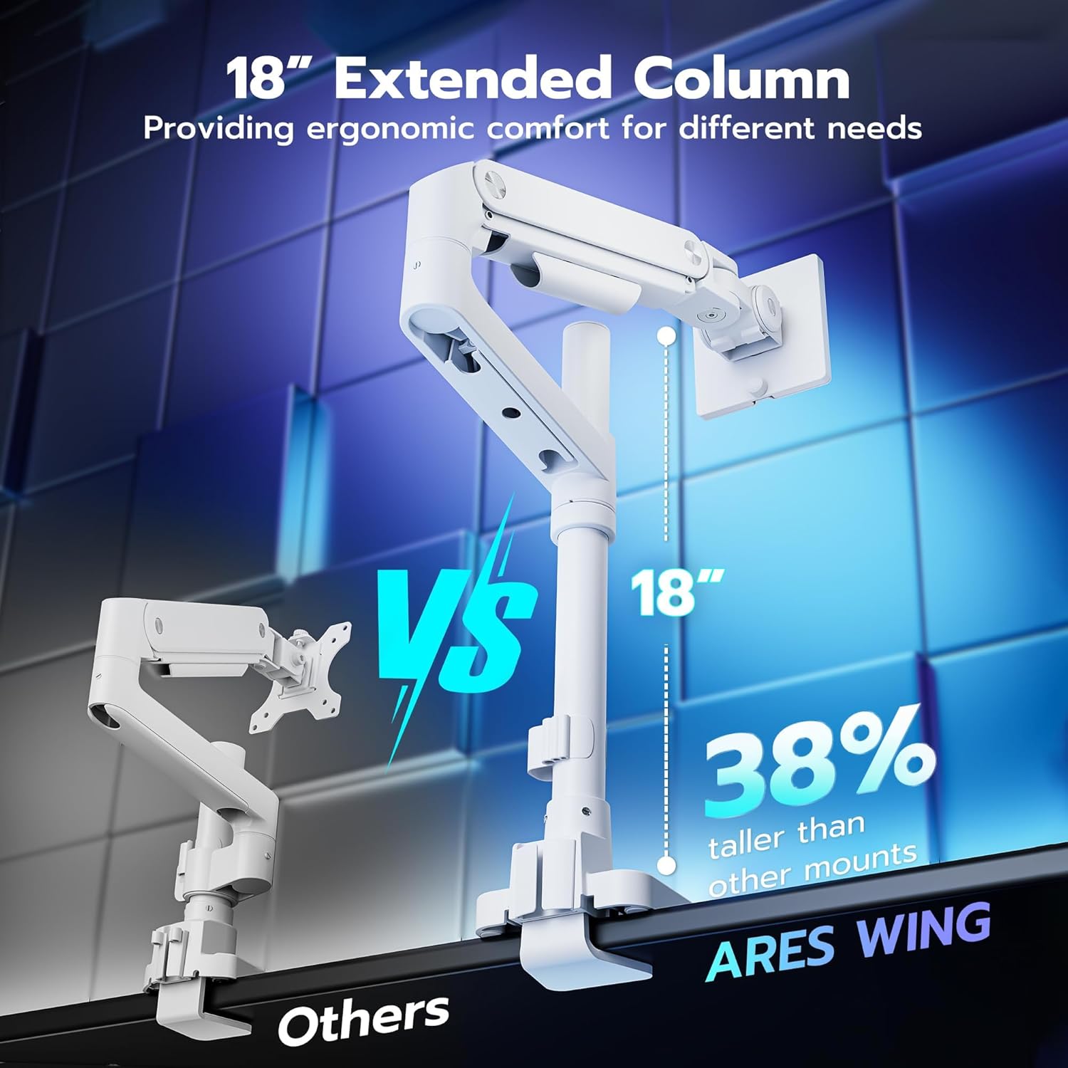 Heavy-Duty Monitor Mount ARES WING