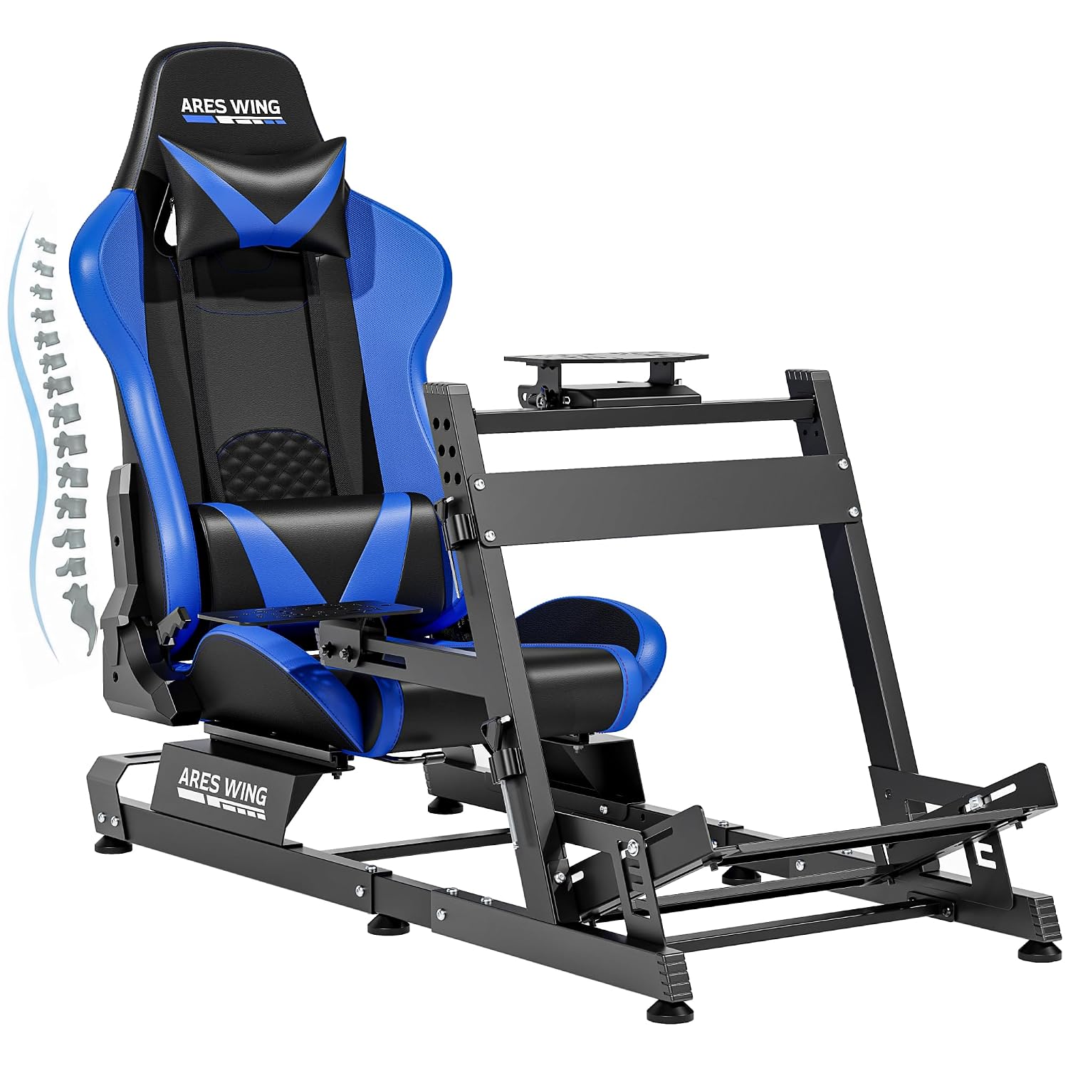 Sim Racing Cockpit with Seat ARES WING