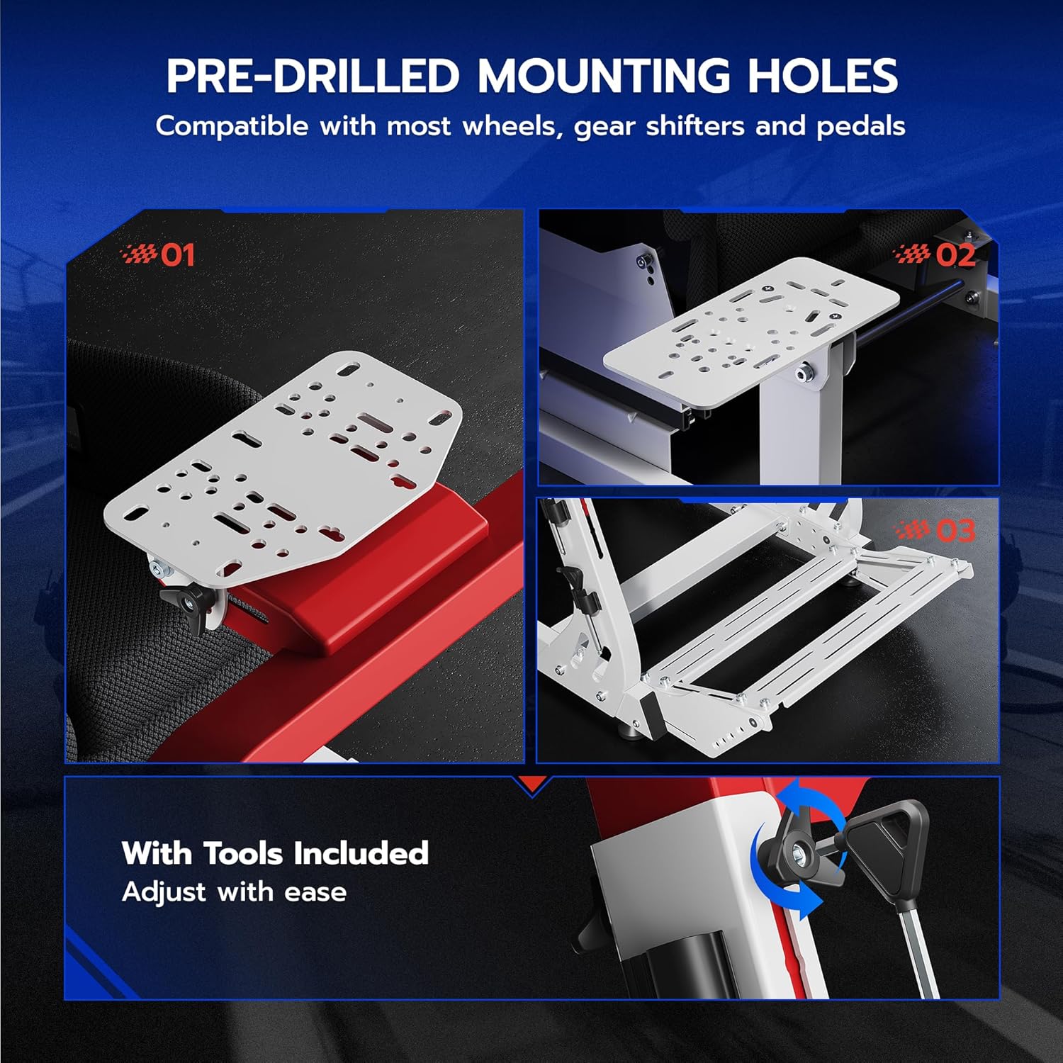 ARES WING Premium Sim Racing Cockpit with Seat, Adjustable Racing Simulator Cockpit for Formula & GT Style, Heavy Duty Sim Rig Cockpit Compatible with Fanatec, Thrustmaster, Logitech,Moza & SIMAGIC