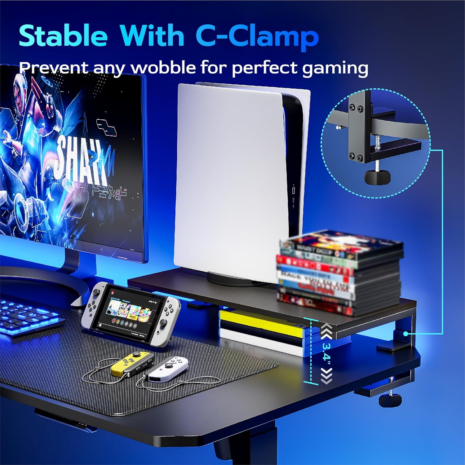 22 inches Desk Extender Shelf, 22