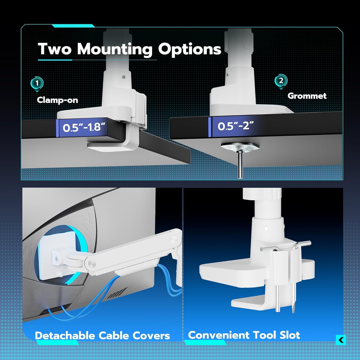 Heavy-Duty Monitor Mount ARES WING