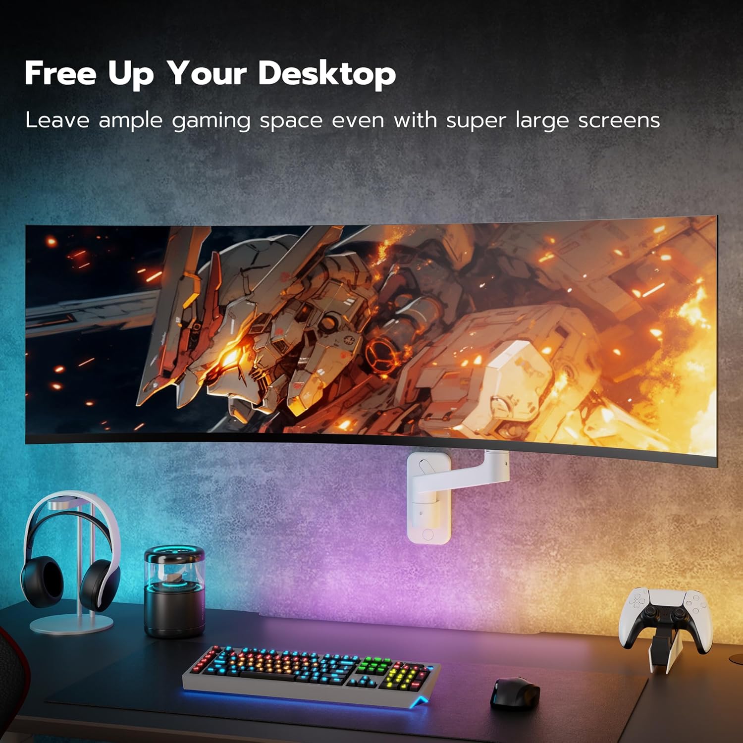 Wall Mount Monitor Arm ARES WING