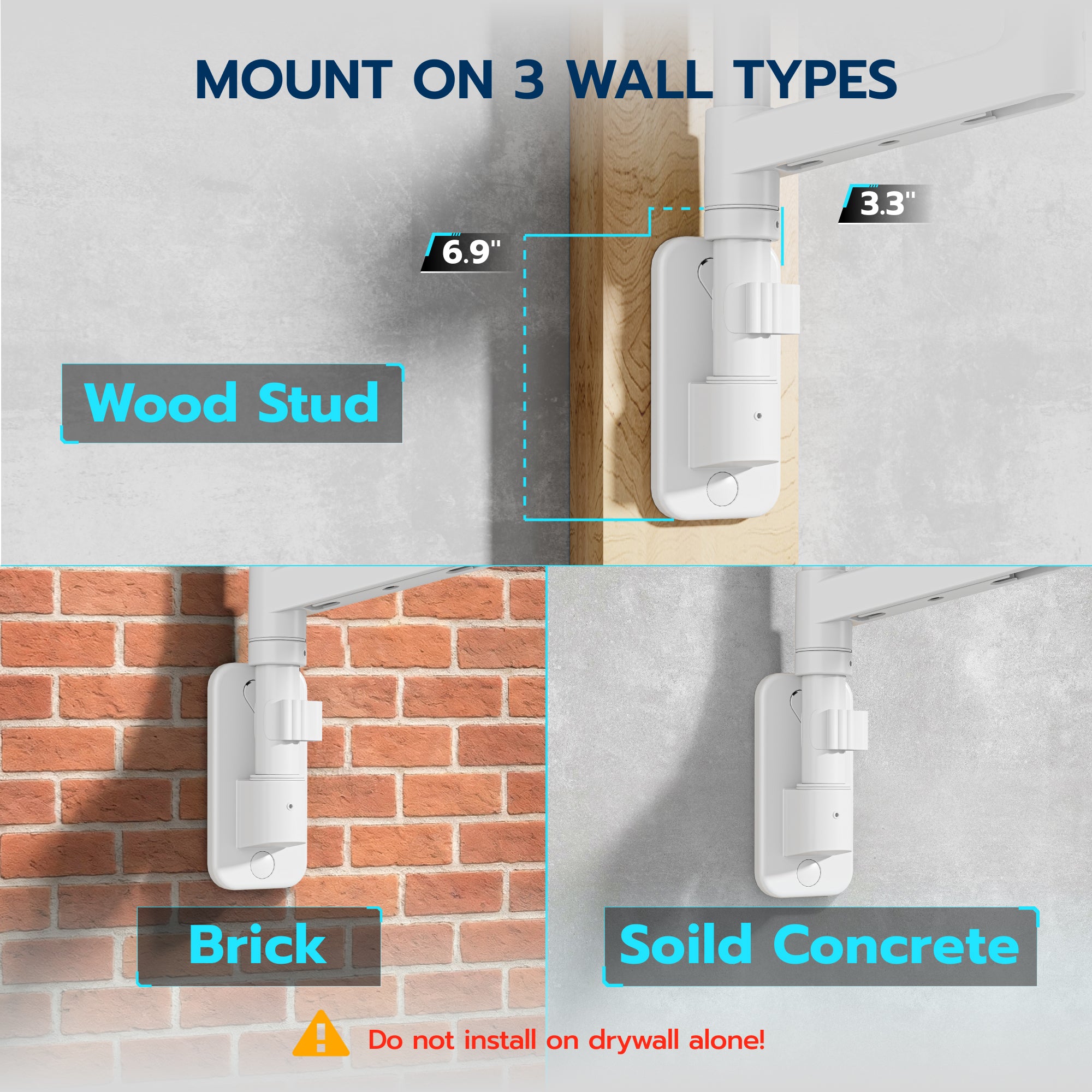 Dual Monitor Wall Mount ARES WING