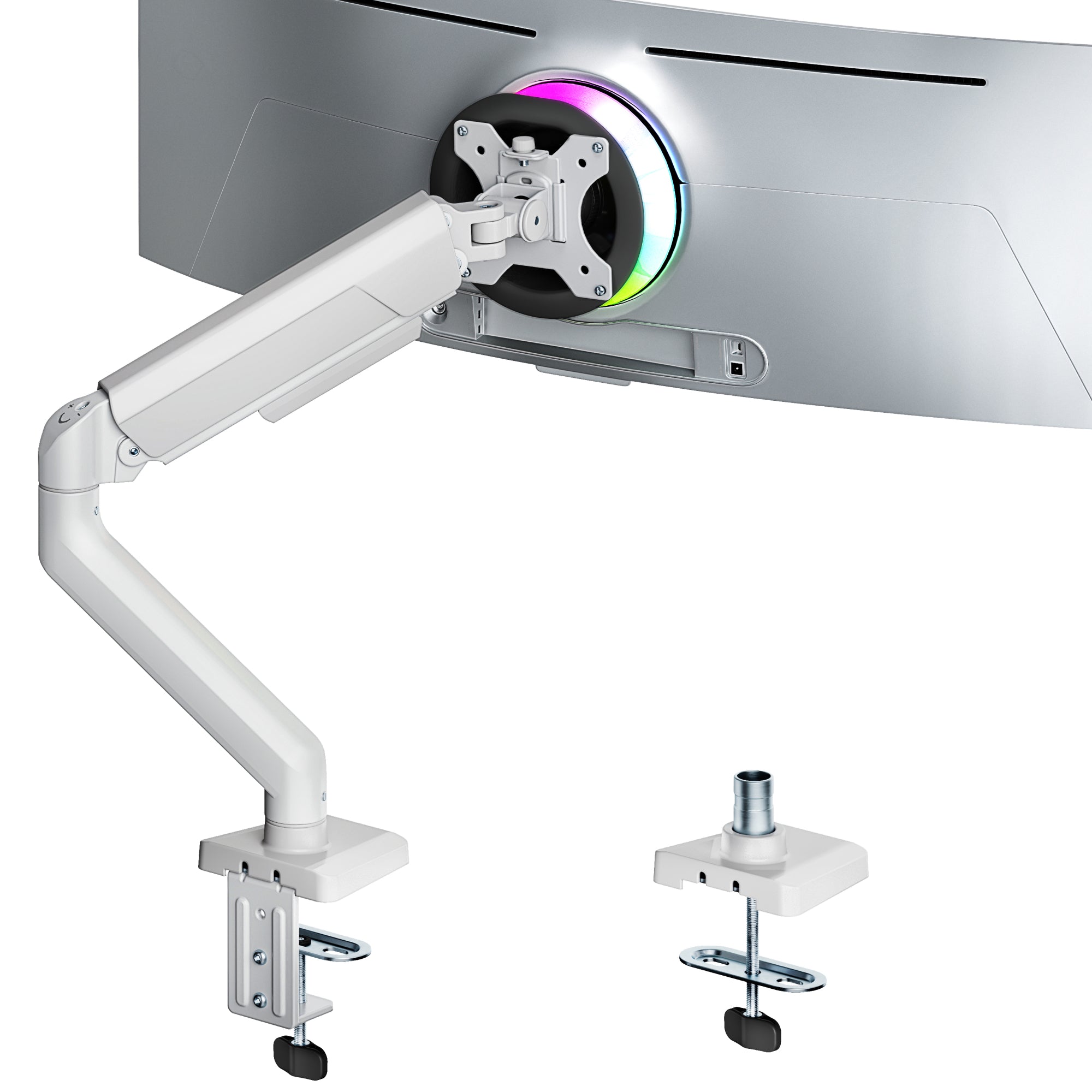 ARES WING | Heavy Duty Single Monitor Arm | GDT1009WH