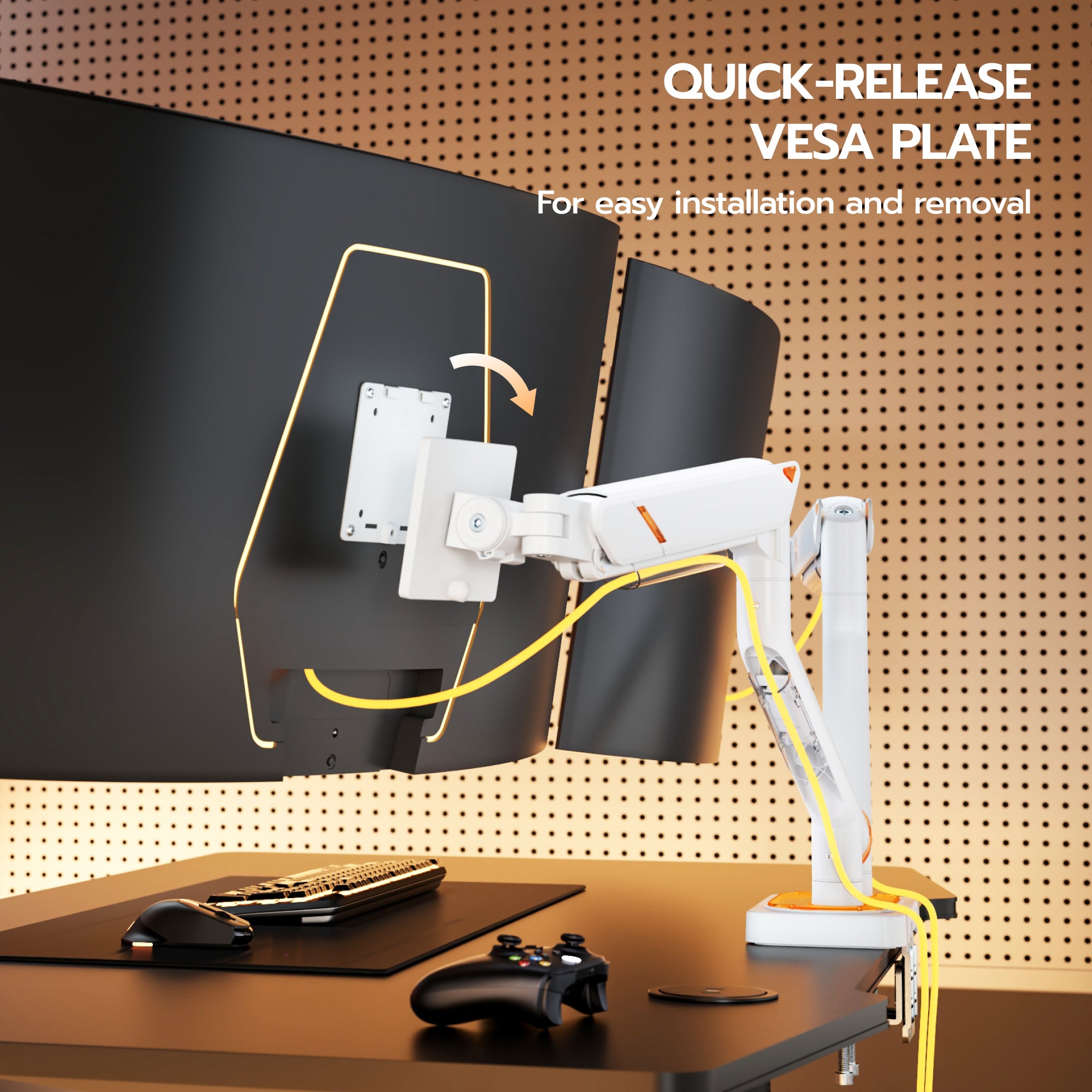 Dual Monitor Arm ARES WING