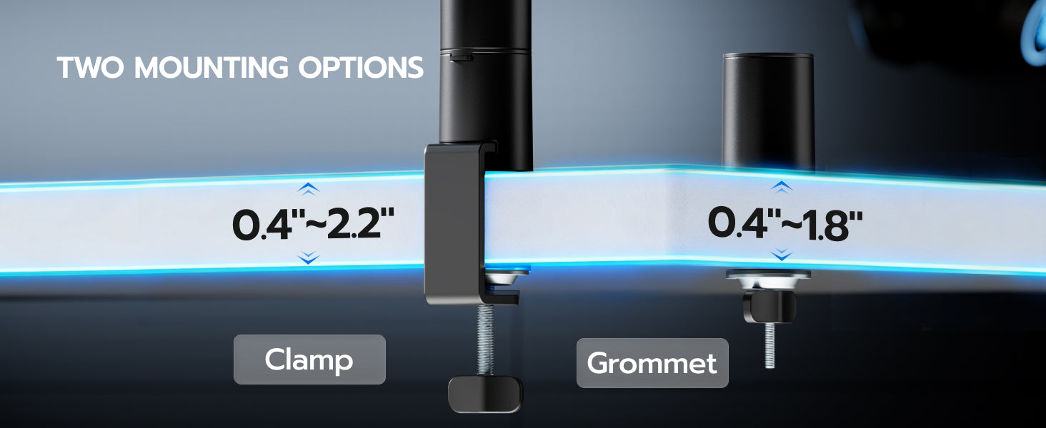 Microphone Boom Arm with RGB Light | GMA1002LSL – ARES WING