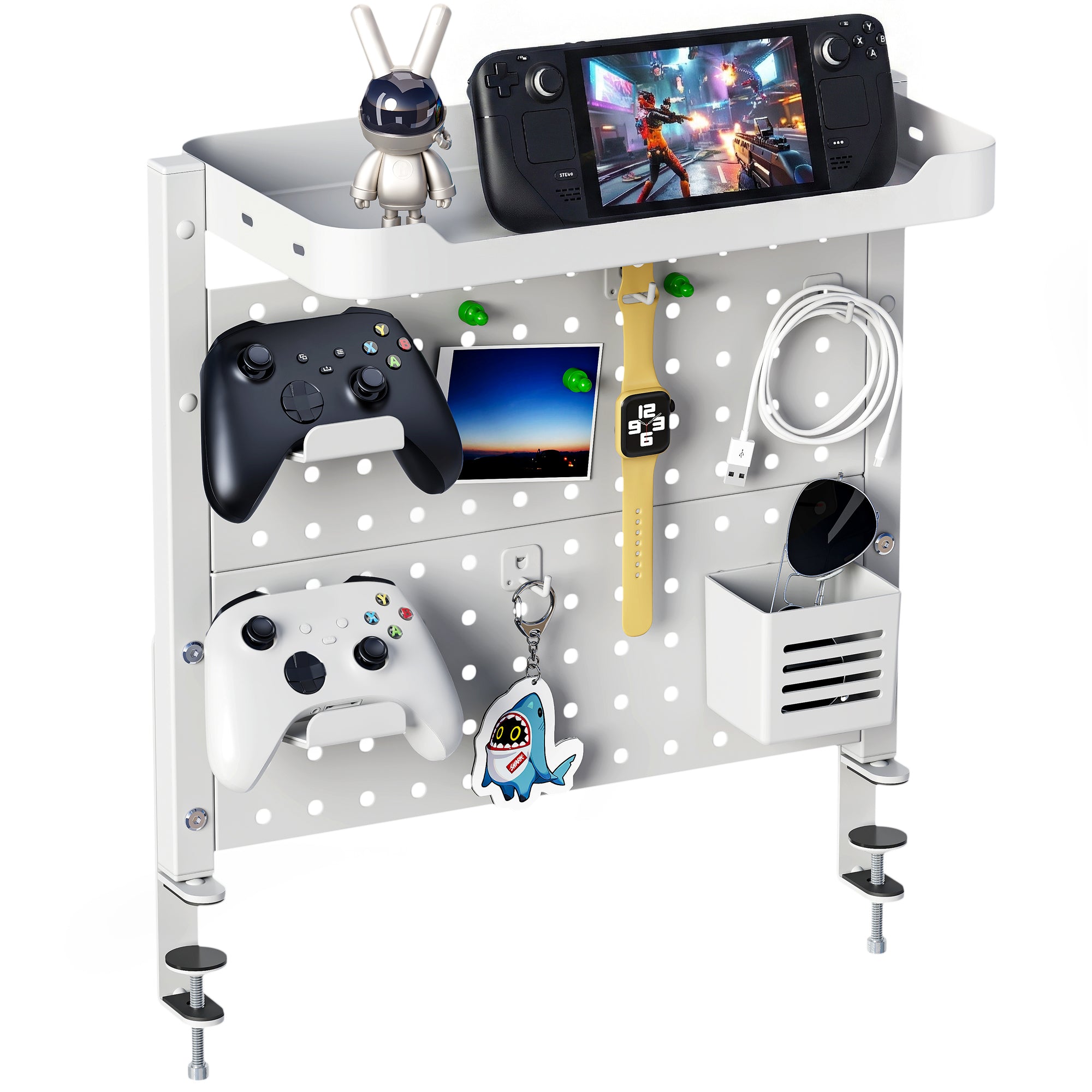 Clamp On Desk Pegboard ARES WING