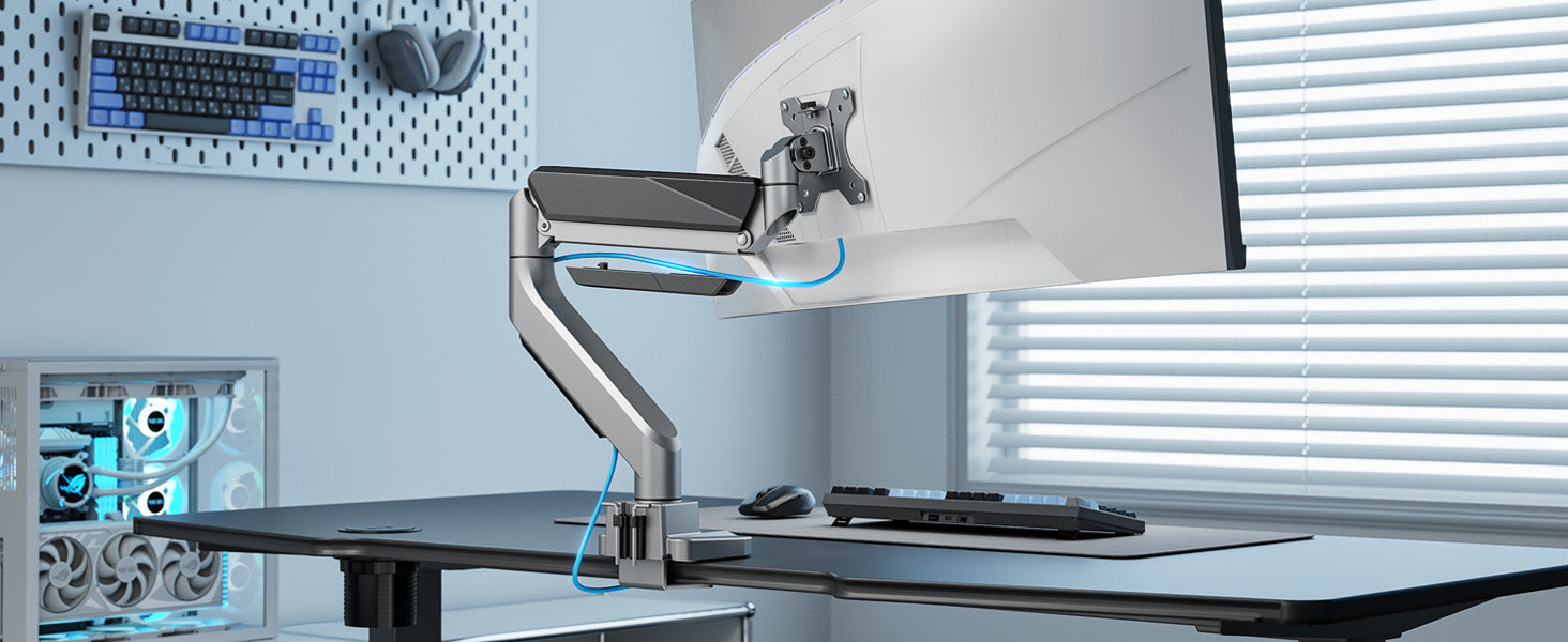ARES WING | Heavy Duty Single Monitor Arm | GDT1007GR